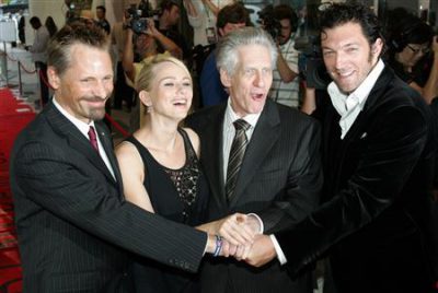 Mortensen, Watts, Cronenberg, Cassel at Toronto Film Festival 2007. Reuters photo.